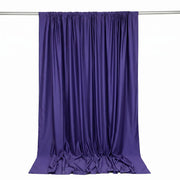 10 ft x 10 ft Polyester Backdrop Curtain Drape Panel with Rod Pocket