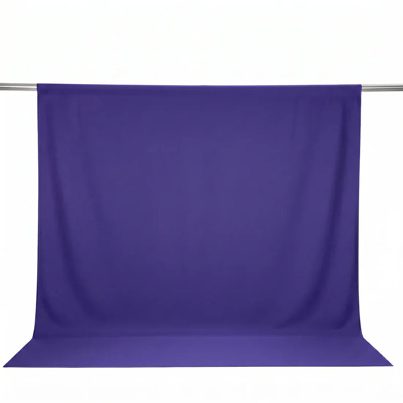 10 ft x 10 ft Polyester Backdrop Curtain Drape Panel with Rod Pocket