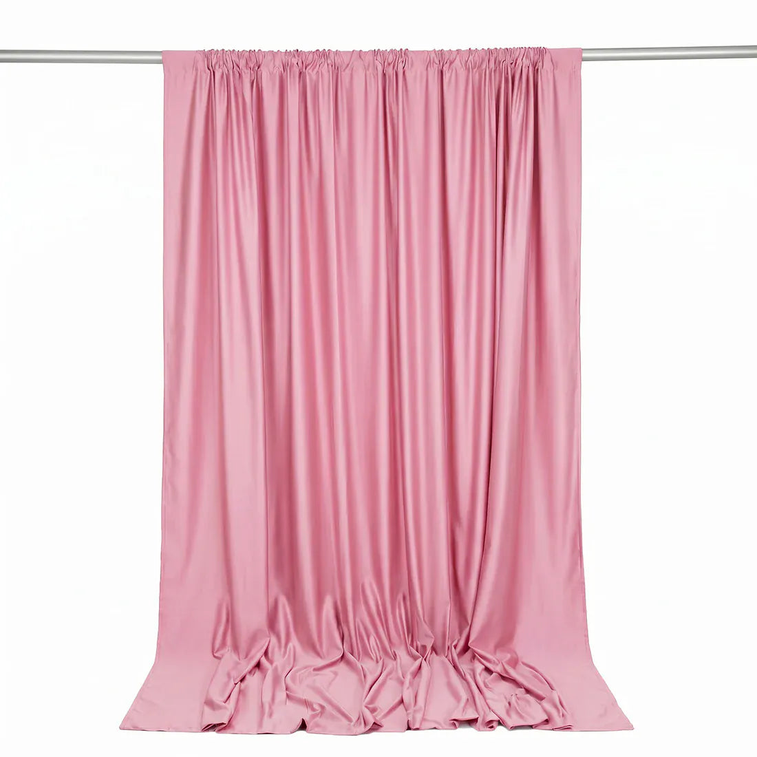 10 ft x 10 ft Polyester Backdrop Curtain Drape Panel with Rod Pocket