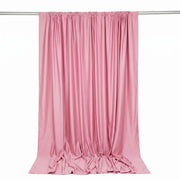 10 ft x 10 ft Polyester Backdrop Curtain Drape Panel with Rod Pocket