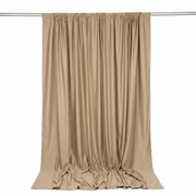 10 ft x 10 ft Polyester Backdrop Curtain Drape Panel with Rod Pocket