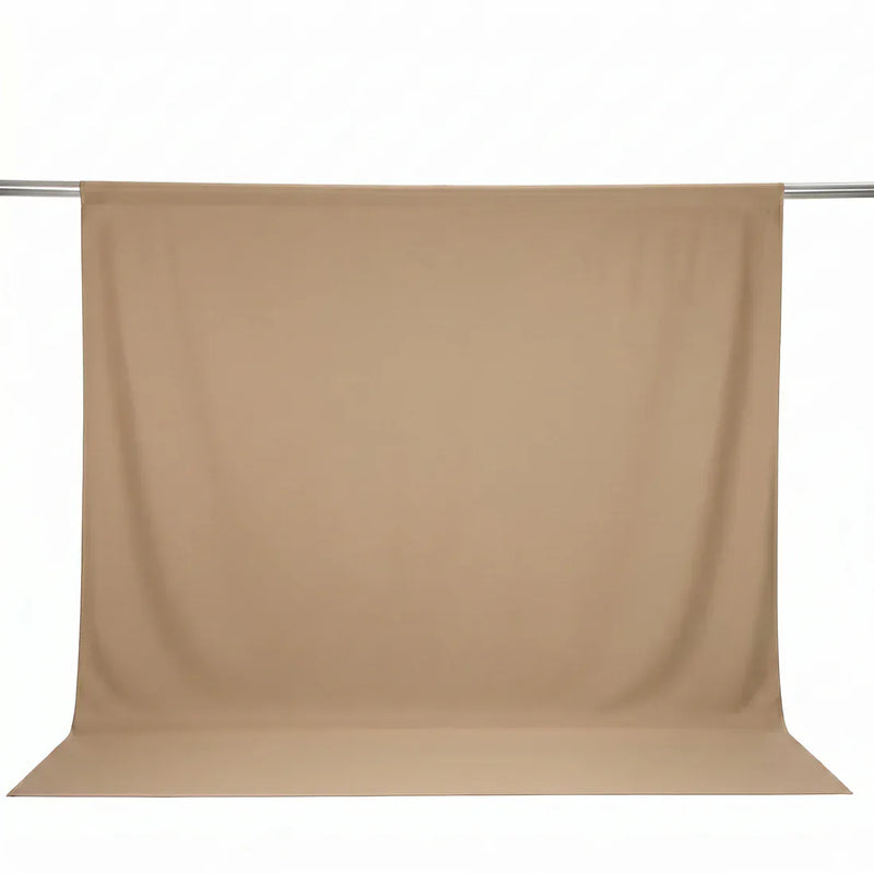 10 ft x 10 ft Polyester Backdrop Curtain Drape Panel with Rod Pocket