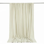 10 ft x 10 ft Polyester Backdrop Curtain Drape Panel with Rod Pocket
