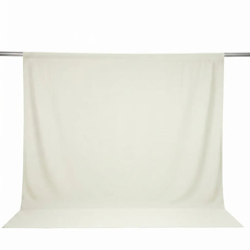 10 ft x 10 ft Polyester Backdrop Curtain Drape Panel with Rod Pocket