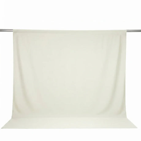 10 ft x 10 ft Polyester Backdrop Curtain Drape Panel with Rod Pocket