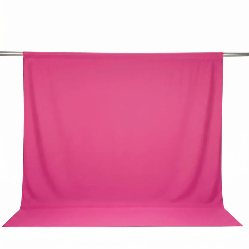 10 ft x 10 ft Polyester Backdrop Curtain Drape Panel with Rod Pocket