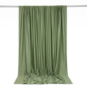 10 ft x 10 ft Polyester Backdrop Curtain Drape Panel with Rod Pocket