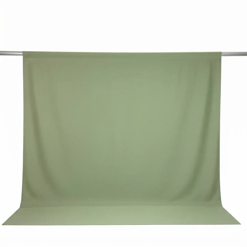 10 ft x 10 ft Polyester Backdrop Curtain Drape Panel with Rod Pocket