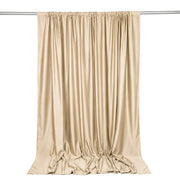 10 ft x 10 ft Polyester Backdrop Curtain Drape Panel with Rod Pocket