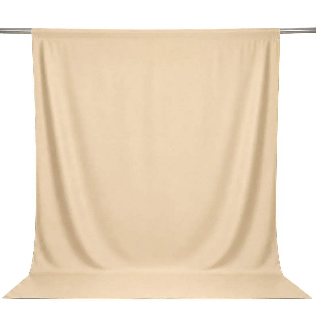 10 ft x 10 ft Polyester Backdrop Curtain Drape Panel with Rod Pocket