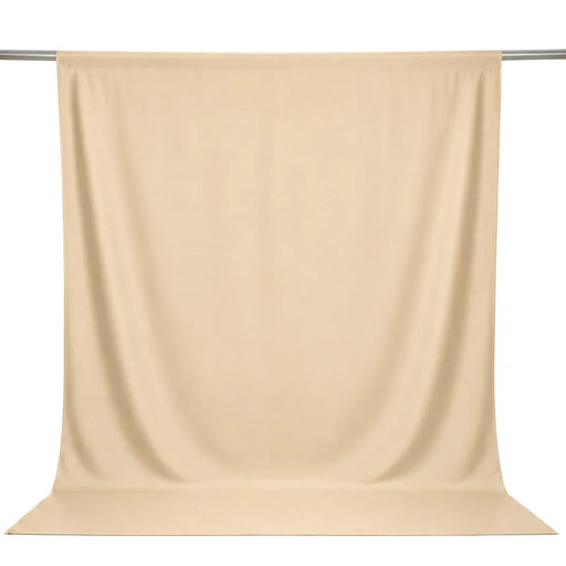 10 ft x 10 ft Polyester Backdrop Curtain Drape Panel with Rod Pocket