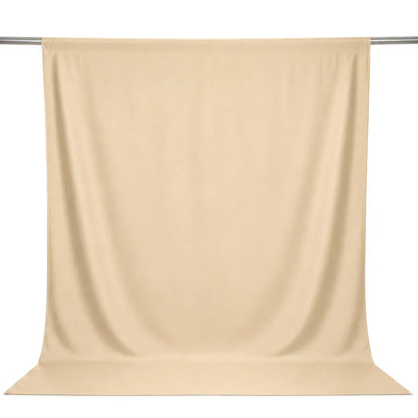 10 ft x 10 ft Polyester Backdrop Curtain Drape Panel with Rod Pocket