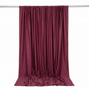 10 ft x 10 ft Polyester Backdrop Curtain Drape Panel with Rod Pocket
