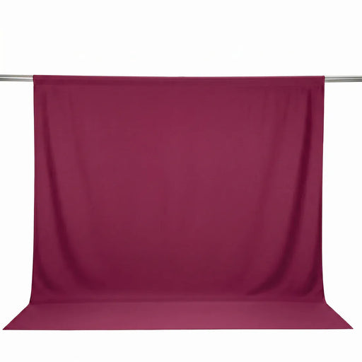 10 ft x 10 ft Polyester Backdrop Curtain Drape Panel with Rod Pocket