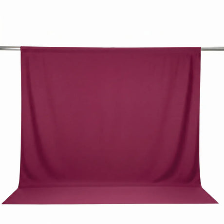 10 ft x 10 ft Polyester Backdrop Curtain Drape Panel with Rod Pocket
