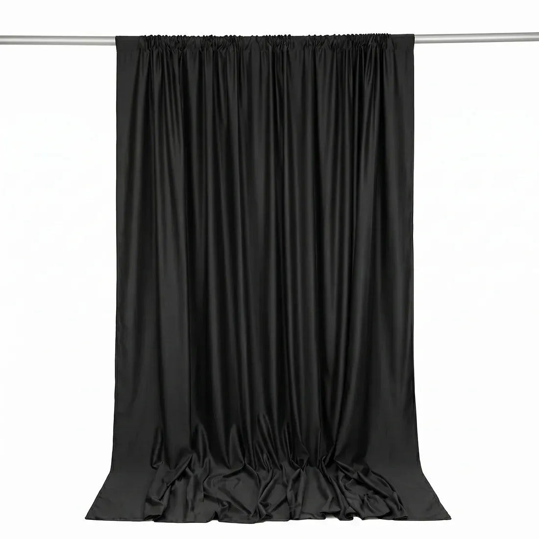 10 ft x 10 ft Polyester Backdrop Curtain Drape Panel with Rod Pocket