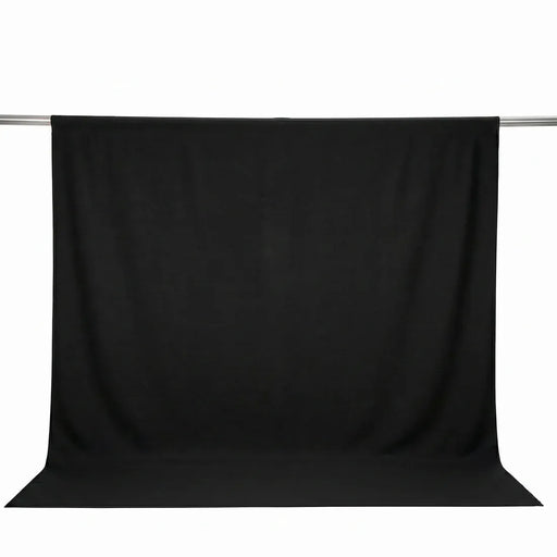 10 ft x 10 ft Polyester Backdrop Curtain Drape Panel with Rod Pocket