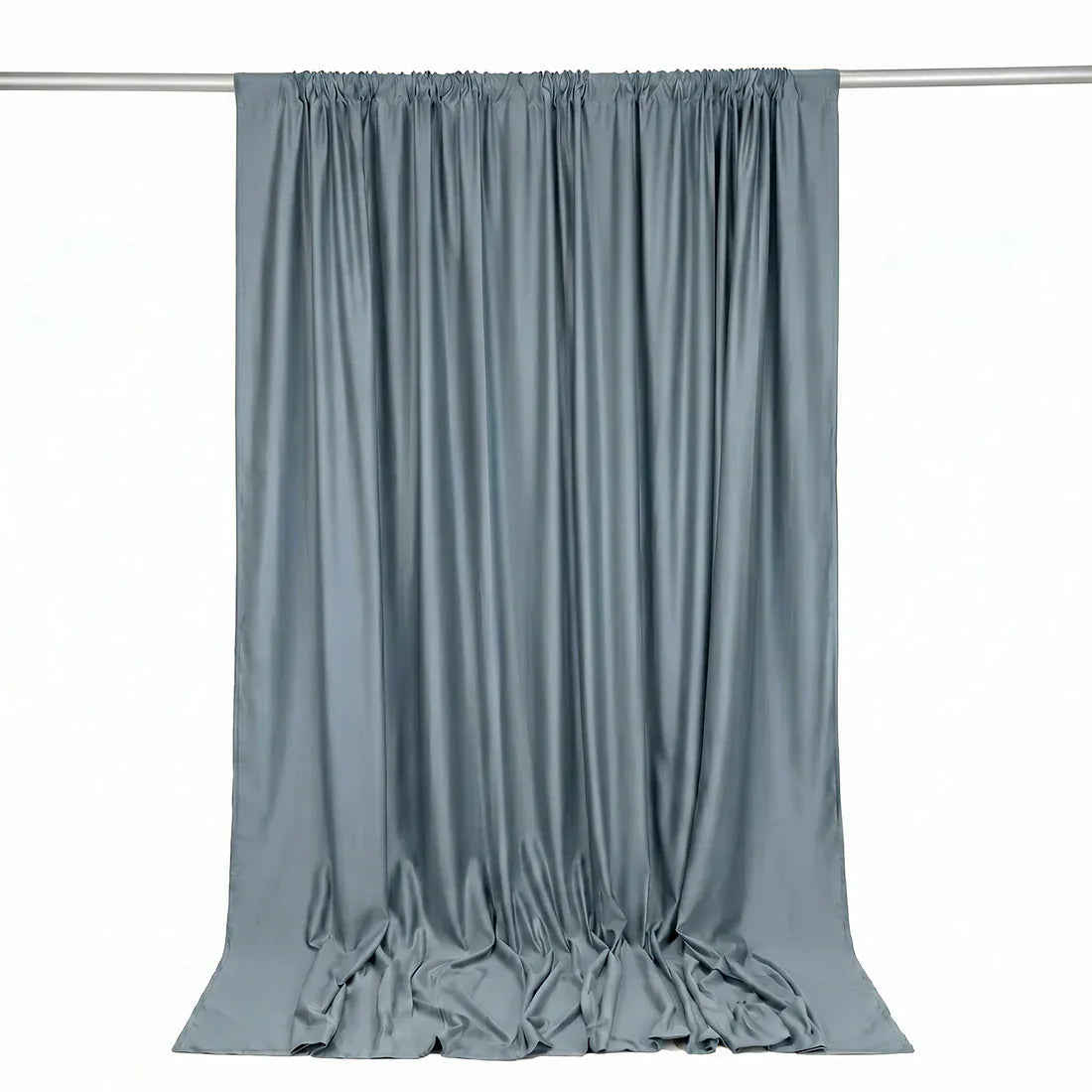 10 ft x 10 ft Polyester Backdrop Curtain Drape Panel with Rod Pocket