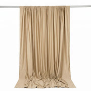 10 ft x 10 ft Polyester Backdrop Curtain Drape Panel with Rod Pocket