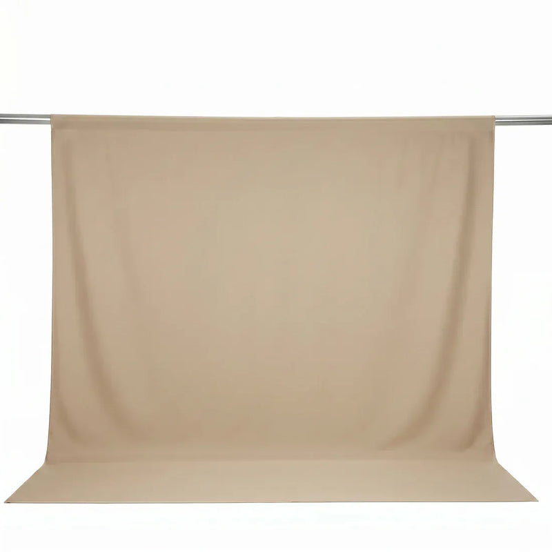 10 ft x 10 ft Polyester Backdrop Curtain Drape Panel with Rod Pocket