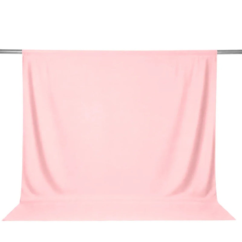 10 ft x 10 ft Polyester Backdrop Curtain Drape Panel with Rod Pocket