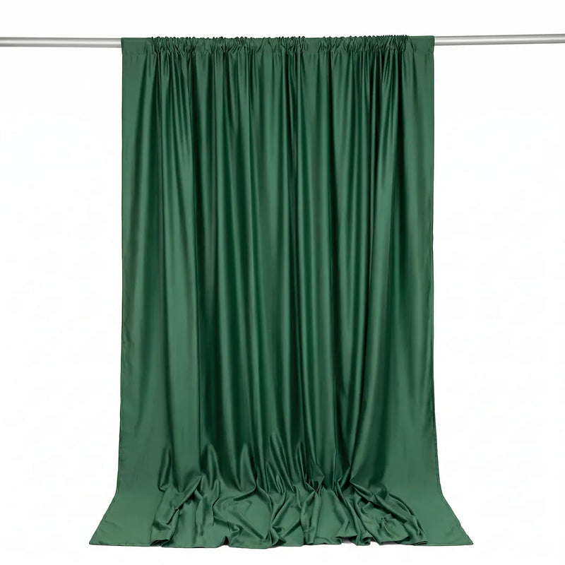 10 ft x 10 ft Polyester Backdrop Curtain Drape Panel with Rod Pocket