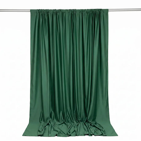 10 ft x 10 ft Polyester Backdrop Curtain Drape Panel with Rod Pocket