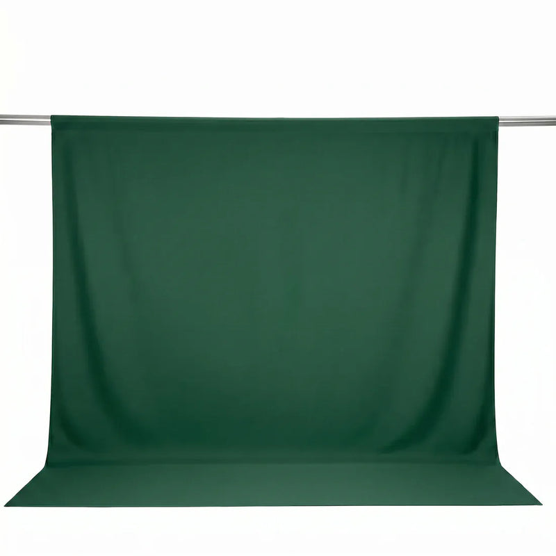 10 ft x 10 ft Polyester Backdrop Curtain Drape Panel with Rod Pocket