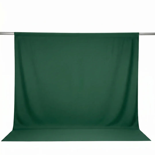 10 ft x 10 ft Polyester Backdrop Curtain Drape Panel with Rod Pocket