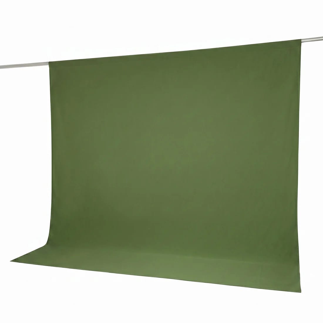 10 ft x 10 ft Polyester Backdrop Curtain Drape Panel with Rod Pocket