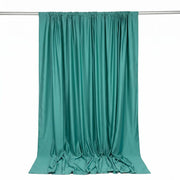 10 ft x 10 ft Polyester Backdrop Curtain Drape Panel with Rod Pocket