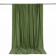 10 ft x 10 ft Polyester Backdrop Curtain Drape Panel with Rod Pocket