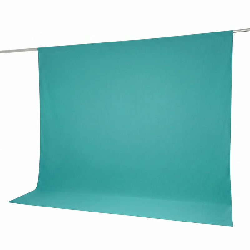 10 ft x 10 ft Polyester Backdrop Curtain Drape Panel with Rod Pocket