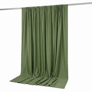 10 ft x 10 ft Polyester Backdrop Curtain Drape Panel with Rod Pocket