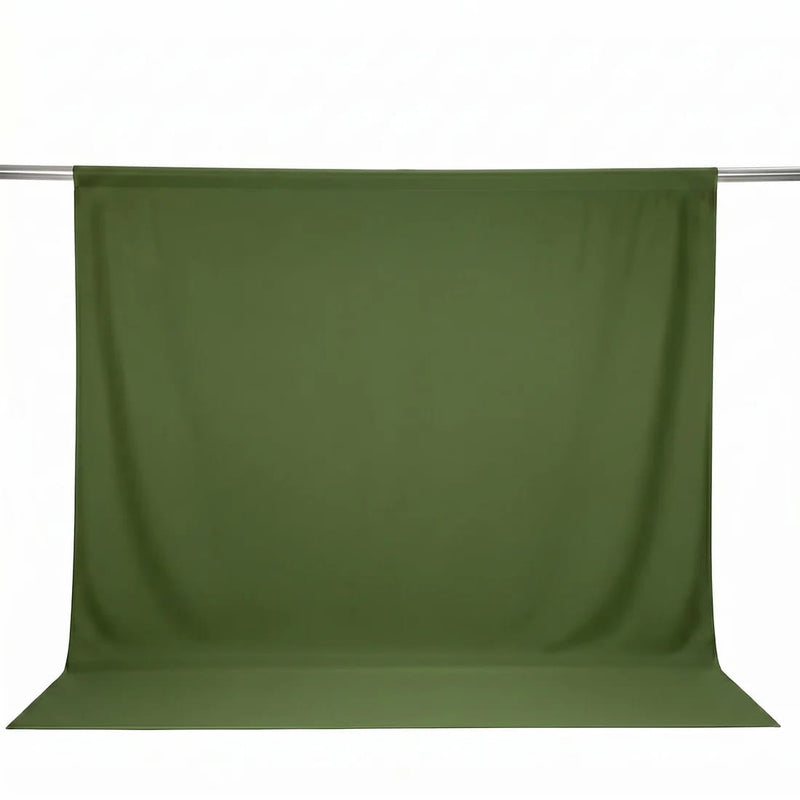 10 ft x 10 ft Polyester Backdrop Curtain Drape Panel with Rod Pocket CUR_PANPOLY_10X10_WILL