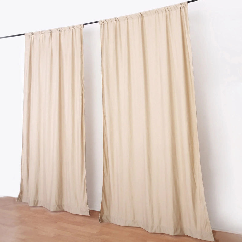 10 ft x 10 ft Polyester Professional Backdrop Curtains Drapes Panels