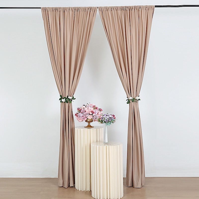 10 ft x 10 ft Polyester Professional Backdrop Curtains Drapes Panels