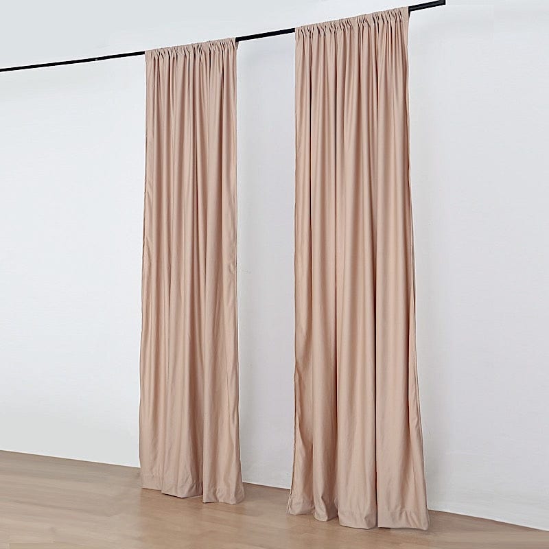 10 ft x 10 ft Polyester Professional Backdrop Curtains Drapes Panels