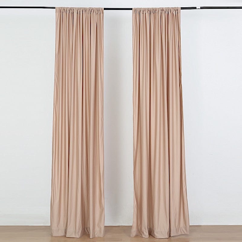 10 ft x 10 ft Polyester Professional Backdrop Curtains Drapes Panels