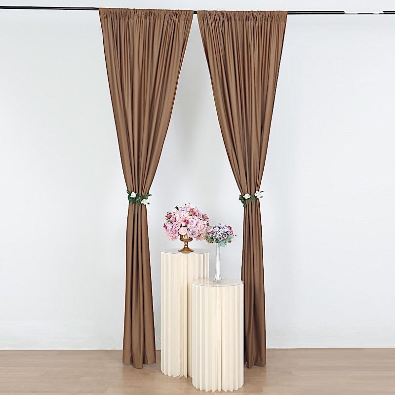 10 ft x 10 ft Polyester Professional Backdrop Curtains Drapes Panels