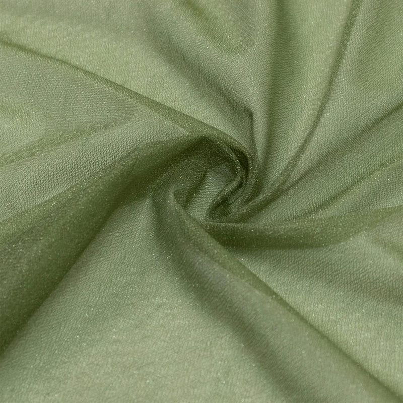 10 ft x 10 ft Sheer Chiffon Curtain Backdrop Drapery Panel