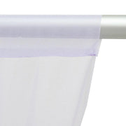 10 ft x 10 ft Sheer Chiffon Curtain Backdrop Drapery Panel