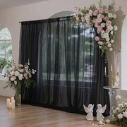 10 ft x 10 ft Sheer Chiffon Curtain Backdrop Drapery Panel