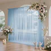 10 ft x 10 ft Sheer Chiffon Curtain Backdrop Drapery Panel