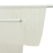 10 ft x 10 ft Sheer Chiffon Curtain Backdrop Drapery Panel CUR_PANCHIF01_10X10_IVR