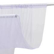 10 ft x 10 ft Sheer Chiffon Curtain Backdrop Drapery Panel CUR_PANCHIF01_10X10_LAV