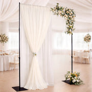 10 ft x 12 ft Heavy Duty Metal Backdrop Stand with Reinforced Crossbar - Black BKDP_STND07_10X12FTHD