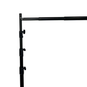 10 ft x 12 ft Heavy Duty Metal DIY Adjustable Backdrop Stand - Black BKDP_STND07_10X12FT
