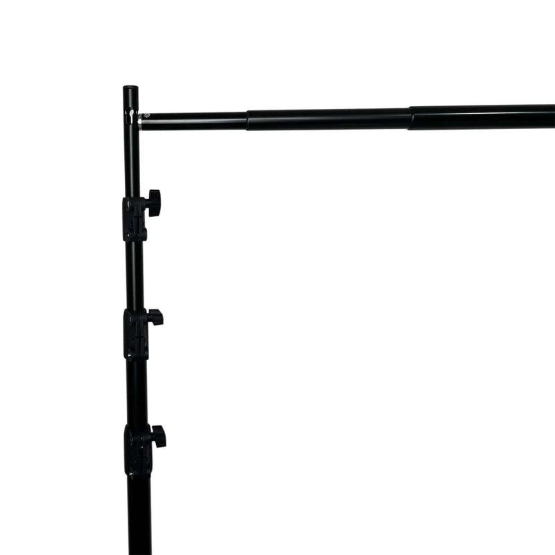 10 ft x 12 ft Heavy Duty Metal DIY Adjustable Backdrop Stand - Black BKDP_STND07_10X12FT