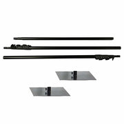 10 ft x 12 ft Heavy Duty Metal DIY Adjustable Backdrop Stand - Black BKDP_STND07_10X12FT